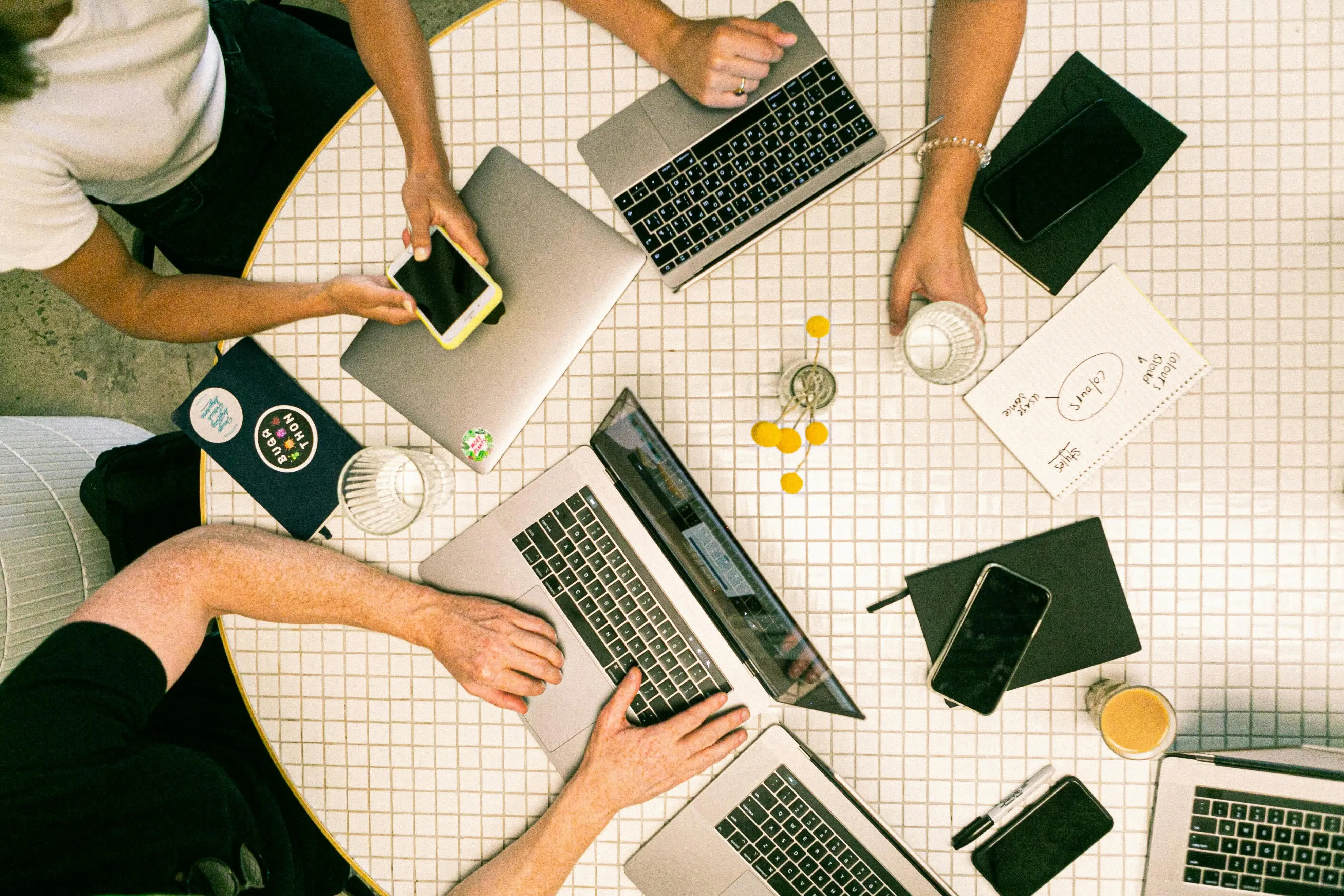 Lukas Bormann bei der Arbeit